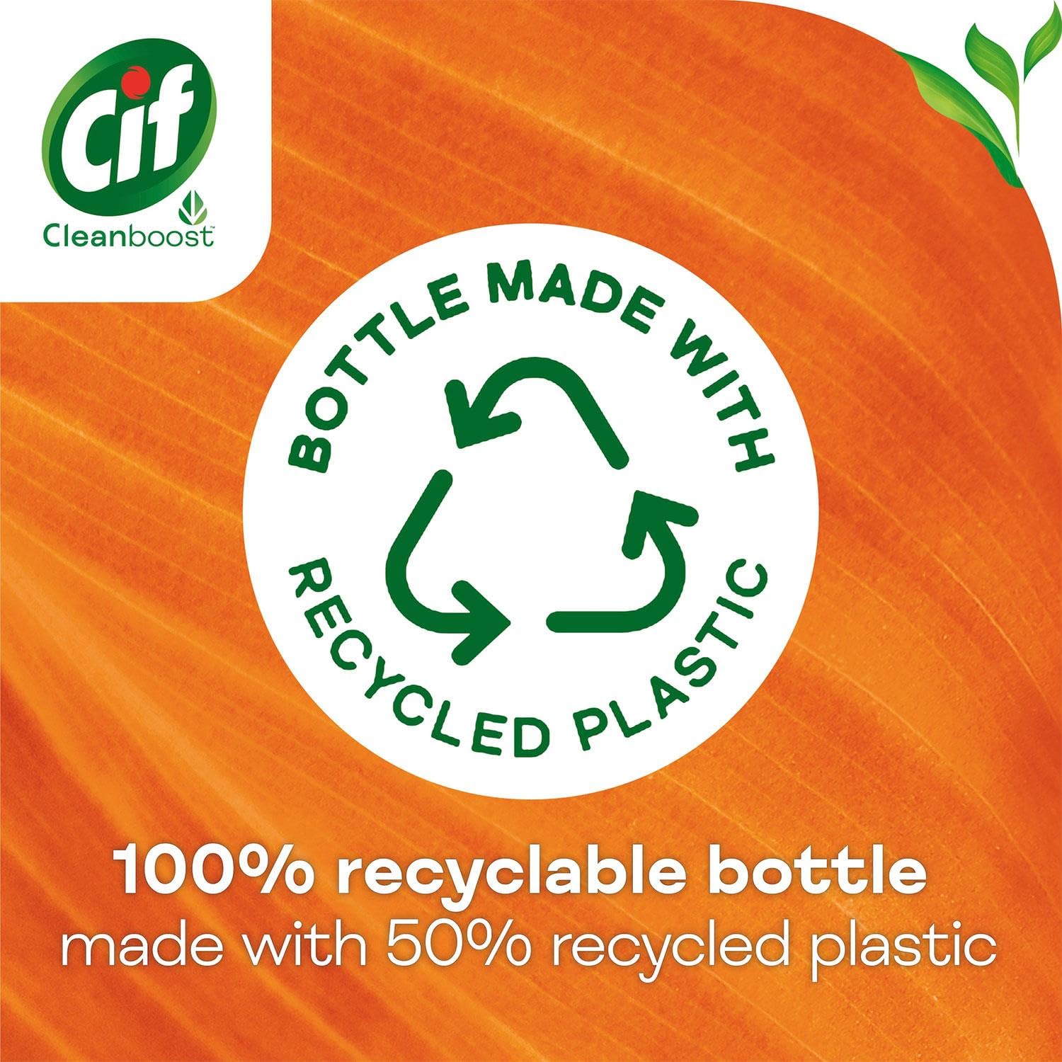 CIF Power &amp; Shine Kitchen Cleaner Spray, Tough Grease &amp; Stain Removal, Suitable for Chimney, Gas Stove, Hob, Tap, Tiles &amp; Sink, 700ml