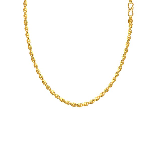 P.C. Chandra Jewellers 22k (916) Yellow Gold Chain for Women