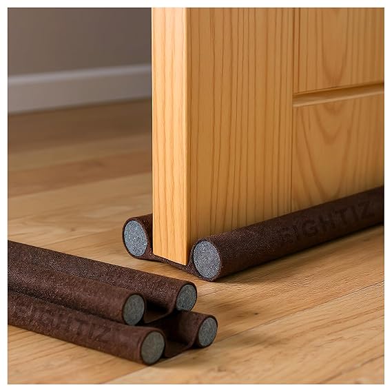 Eightiz (Pack of 5, 39 Inches) Door Guard – Bottom Seal Strip Gap Filler for Doors | Soundproof, Noise Reduction, Energy Saving, Dust &amp;amp; Insect, Rat Protector, Door Strip for Home,Office,Outdoor