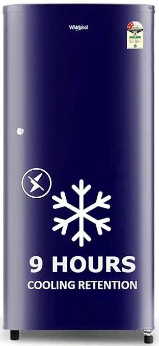 Refr..Whirlpool 184 L 2 Star Direct-Cool Single Door Refrigerator (205 WDE CLS 2S SAPPHIRE BLUE-Z, Blue,2023 Model)