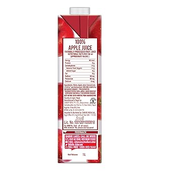 Real Activ Orange Fruit Juice - 1L | 100% No Added Sugars &amp;amp; Preservatives | Rich In Vitamin C | Goodness Of Best Oranges | Tasty, Refreshing &amp;amp; Energizing Fruit Drink