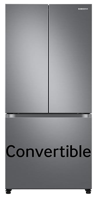 REF Samsung 550 L, Convertible, Digital Inverter, Frost Free French Door Refrigerator (RF57A5032S9/TL, Silver, Refined Inox)