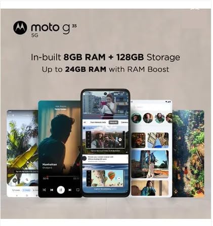 Motorola g35 5G (Midnight Black, 128 GB) (8 GB RAM)