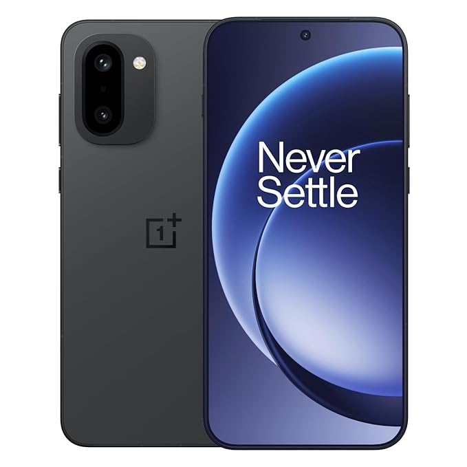 OnePlus 15R | 12GB+512GB | Charcoal Black | World's First Snapdragon® 8 Gen 5 | 7400mAh Battery | Personalised AI | Game-Changing 165Hz Display | IP68 IP69 IP66 &amp; IP69K | 4K 120fps Video