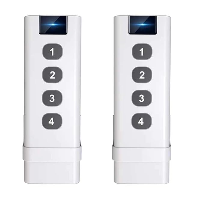 Nimmz Collection;Smart Home Wireless 4-Key Remote Control Switch - Effortless Smart Home Automation for Easy Scene Control