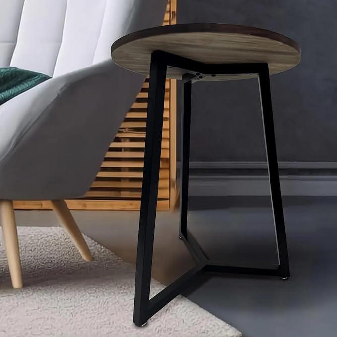 Heavy Duty Metal Iron Table Legs for Round &amp; Coffee Table | Triangular DIY Furniture Legs for Dining Table, Chair &amp; Home Furniture (Small - 16 Inch)