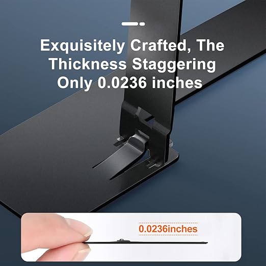 LIRAMARK Phone Kickstand/Phone Stand/Mobile Holder, Vertical and Horizontal Stand, Adjustable Angle, Compatible with iPhone &amp; Any Other Cellphone (Pack of 1)