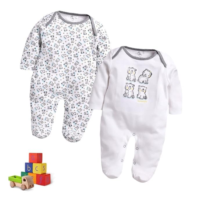 BabyGo Half Sleeves Baby Romper| 100% Cotton Rompers for New Born Baby| Baby Dress | Sleepsuit for Baby Girls| Onesies| 0-3M| 3-6M| 6-9M| 9-12M| Infant Clothes