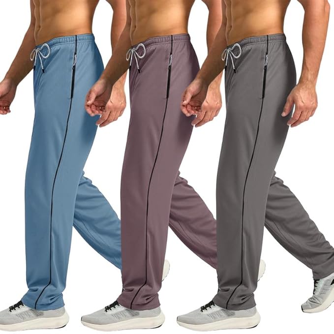Pinkmint Track Pant for Men Spendex Regular Fit Active Wear Jogger l Sports Wear l Gym Track Pants (Pack of 3)