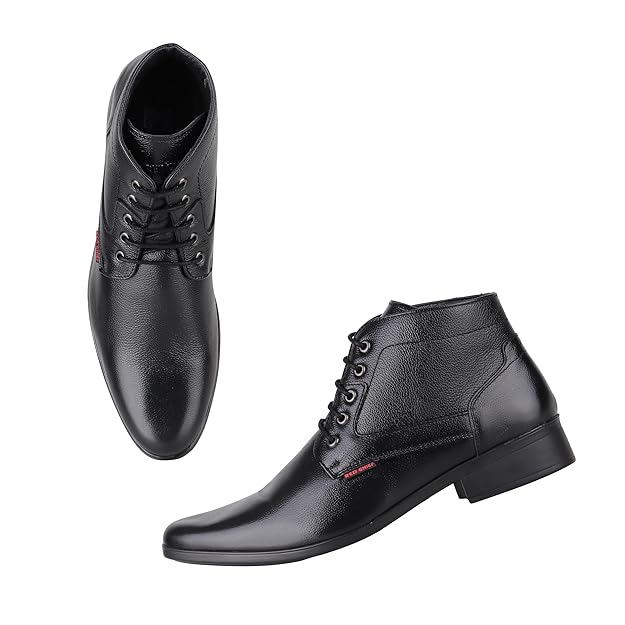 Red Chief Genuine Leather Formal Derby Boots for Men | Premium &amp; Stylish Office Footwear | RC3545