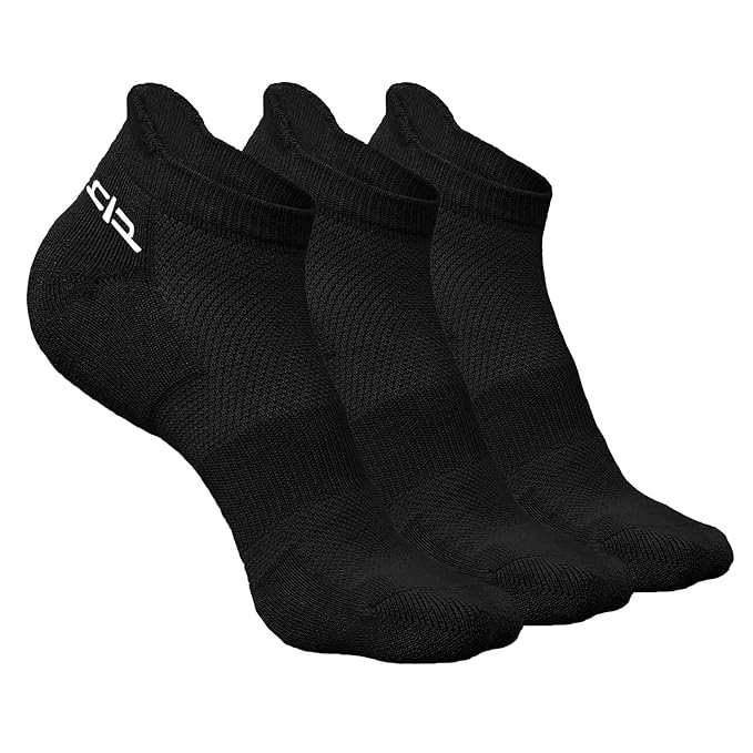 HEELIUM Bamboo Ankle Socks for Men | Odour-Free and Breathable | Padded Base and Anti-bacterial | 3X Softer Than Regular Socks