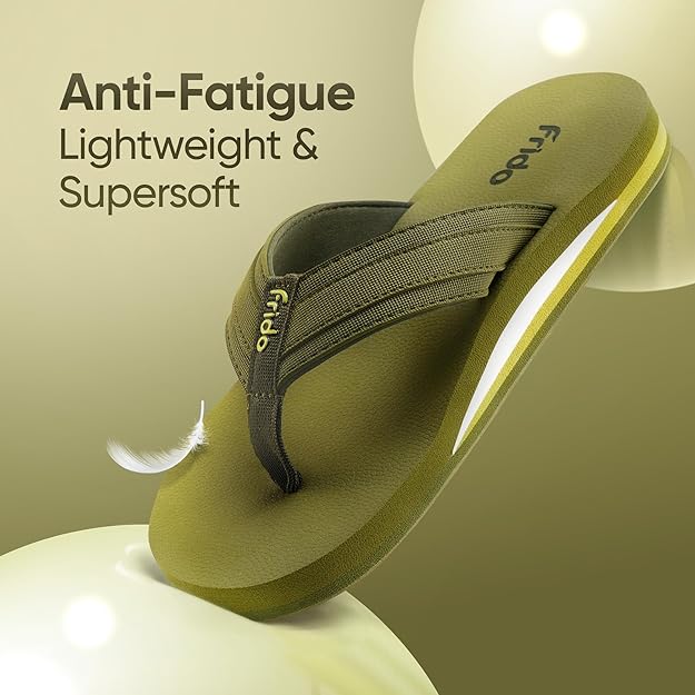 Frido Cloud Comfort Arch Support Slippers for Women &amp; Men | Orthopedic Soft Home Chappal with Anti-Skid Sole | Unisex House Slippers for Pain-Free Walking &amp; All-Day Comfort