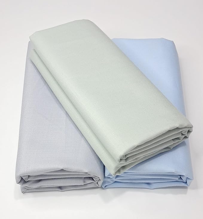 MAMRAJ Men Premium Unstitched Cotton Blend || 2.5m || Fabric for Shirt ( Formal, Casual Wear.) Set of 3 Shirt.