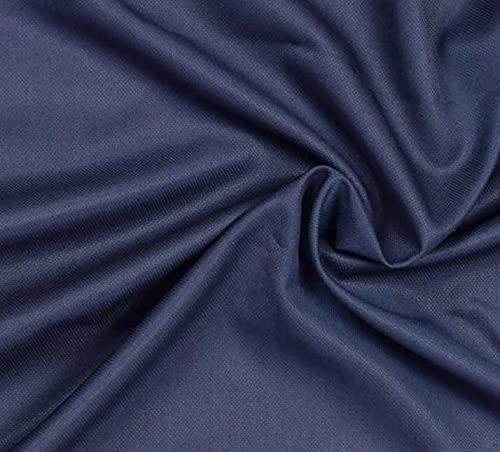 Raymond Fabrics Solid Trouser Fabric (Blue,1.2 Meters, Unstitched)