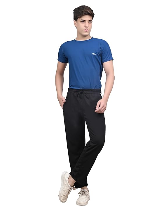 Track Pants for Men ||Stylish, Stretchable Morden Sports Wear ||Athletic Track Pants with Side Stripe || Men's Track Pants Activewear for Casual &amp; Gym Black