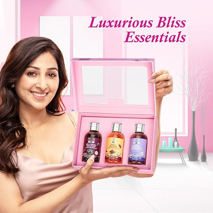 Bryan Candy Luxurious Bliss Essential Shower Gel Combo Kit Gift Set For Women And Men | Ph5.5 Skin Friendly, Fresh Fragrances |