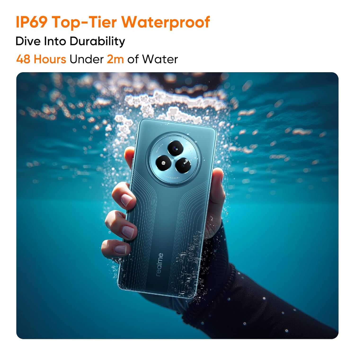 realme NARZO 80 Pro 5G (Nitro Orange,8GB+256GB) | Segment's 1st MediaTek Dimensity 7400 Chipset | 6000mAh Titan Battery + 80W Ultra Charge | 4500nits HyperGlow Esports Display | IP69 Waterproof