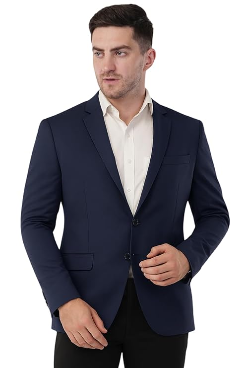 Saint X Men Formal Blazer | Fully Lined | Slim Fit | Professional Jacket | Premium Business Formal Suit | Office | Wedding | All Purpose