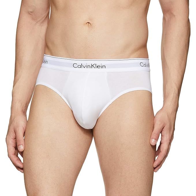 Calvin MENWEAR Premium Men Brief (White, Pack of 1)