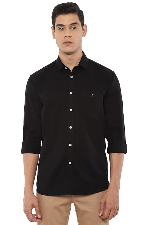 Louis Philippe Men Cotton Slim Fit Shirt