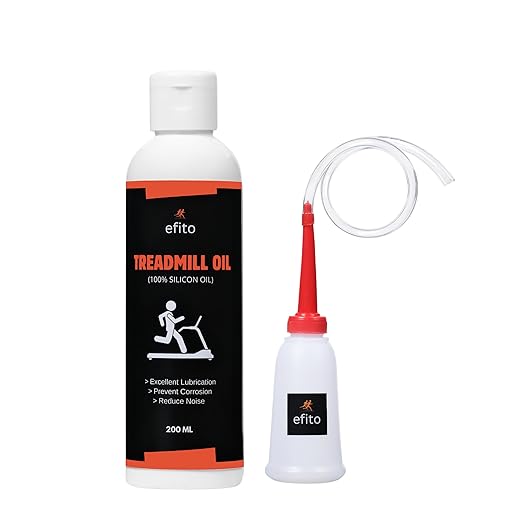 200 ml High Viscosity Pure Silicone Treadmill Lubricant Oil for Belt - Premium Silicone Lubricant with Oil Dispenser for Smooth Performance Longevity