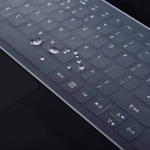 LS LAPSTER Quality Assured Lapster Universal Silicone 15.6 Keyboard Protector Skin| Keyboard Dust Cover|| Keyboard Skin for 15.6 Laptop 15.6 Keyguard 3.93 x 11.81 x 0.39 inches