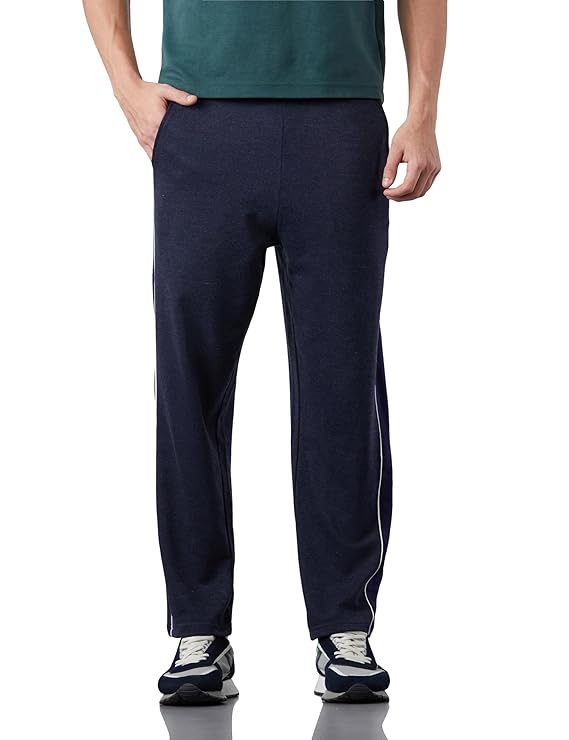Symbol Men Cotton Rich Strechable Knit Terry Track Pants - Regular Fit
