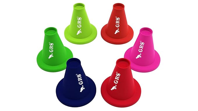 GRS Sports Cricket Batting Tee - Durable TPR Material | Cricket Cones for Exercise | Cricket Equipment Tee for Batting, Cricket Practice | Cricket Cones for Practice